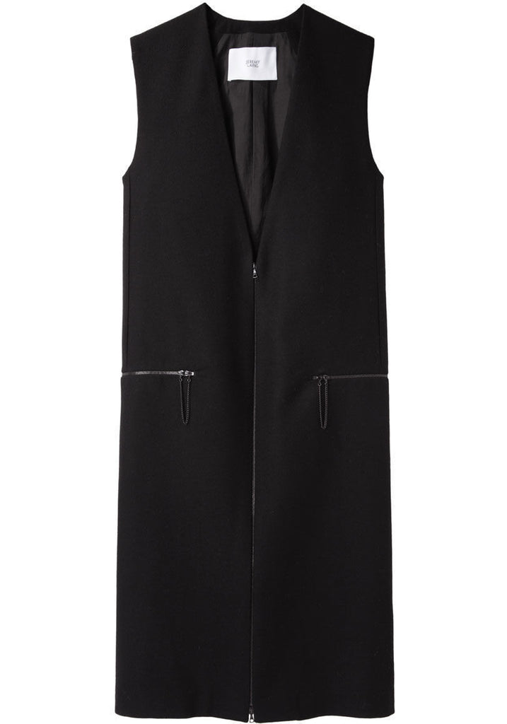 Long Zipped Vest
