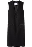 Long Zipped Vest