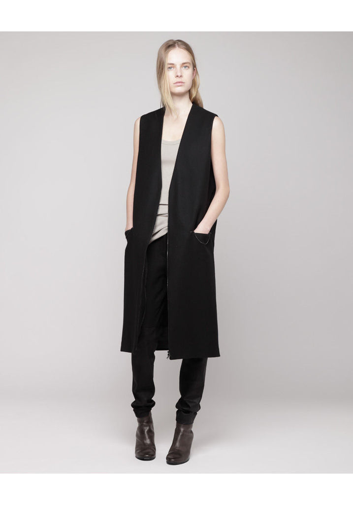 Long Zipped Vest