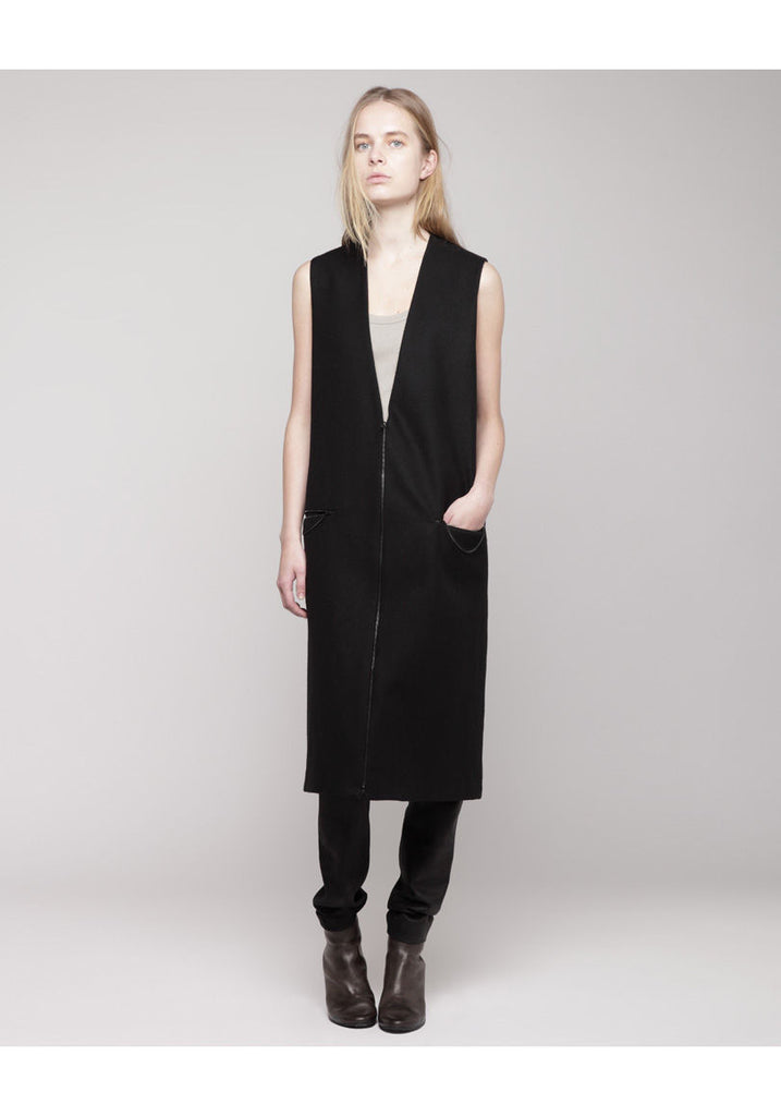 Long Zipped Vest