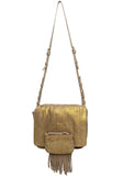 Igor Metallic Suede Bag