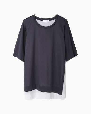 Bi-color Layered T-Shirt