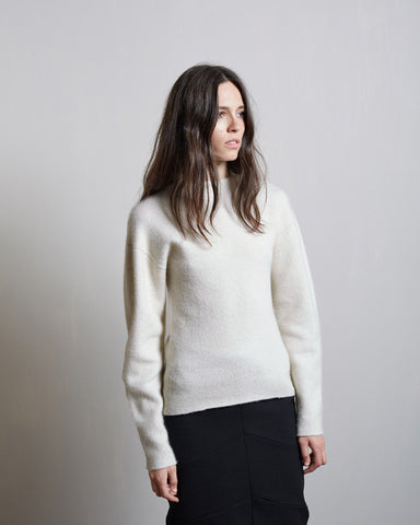 Folded Neck Pullover