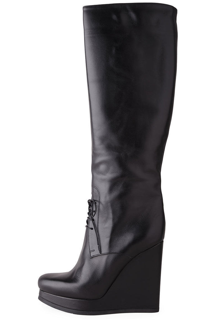 Knee High Wedge Boot