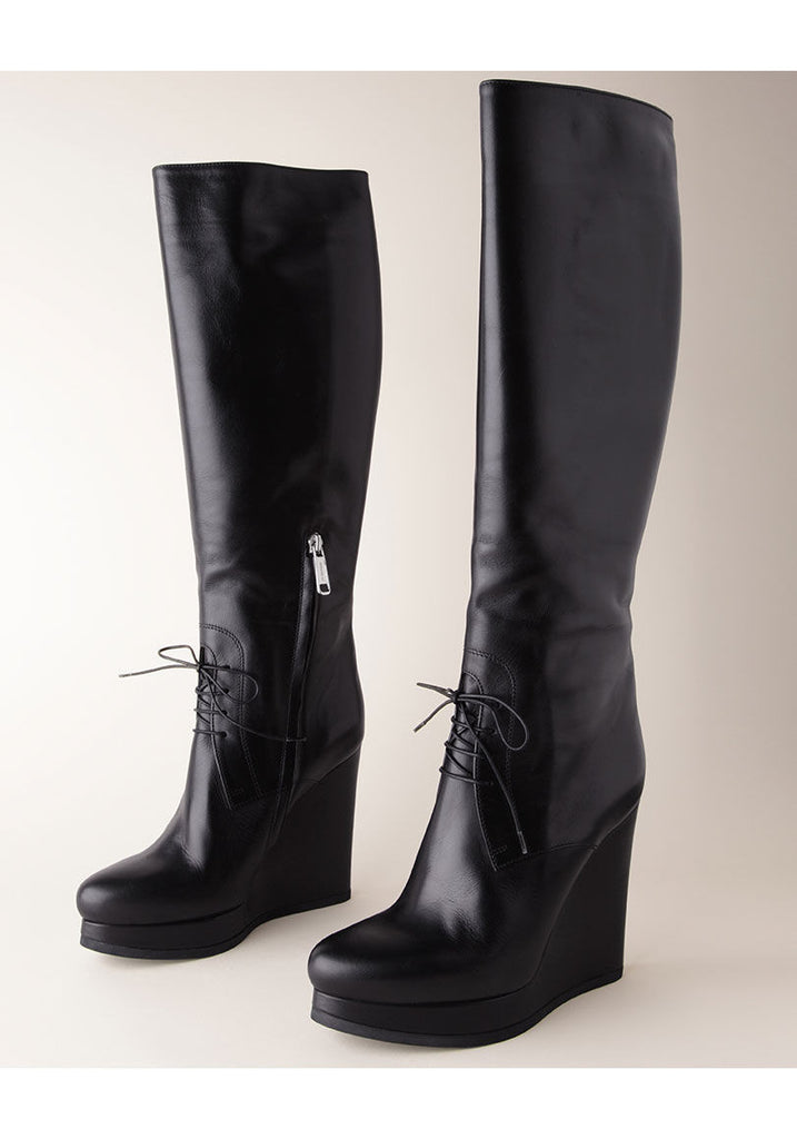 Knee High Wedge Boot
