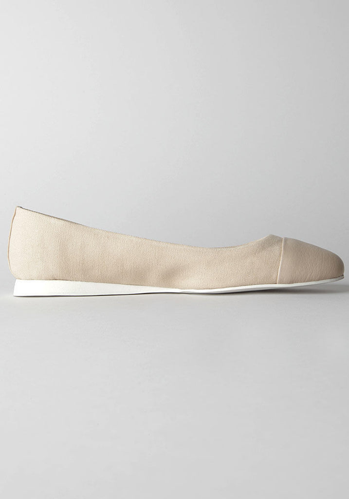 Cap Toe Ballet Flat
