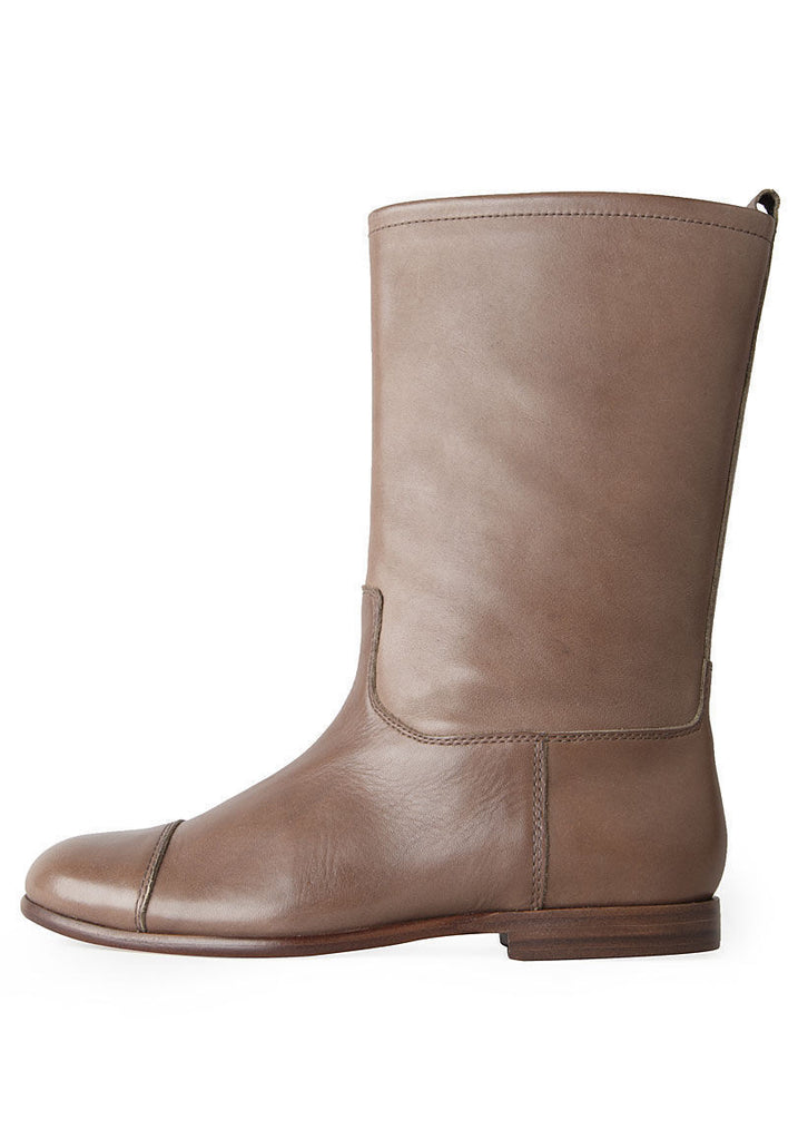 Flat Mid-Calf Boot
