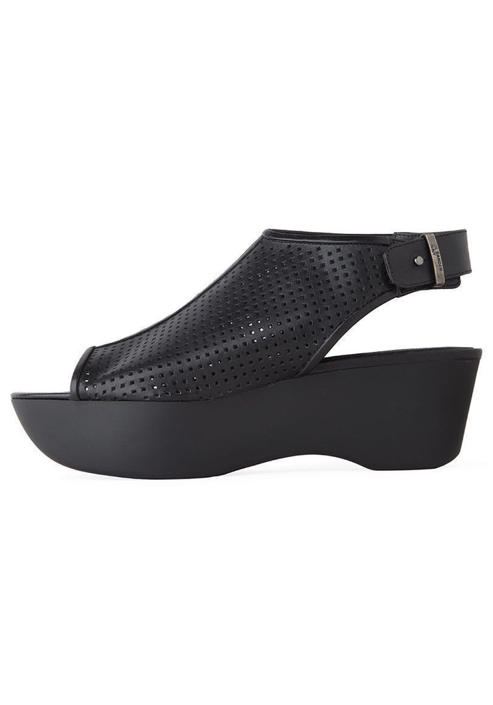 Perforated Platform Sandal
