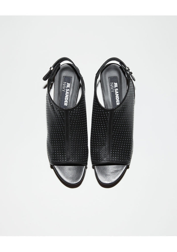 Perforated Platform Sandal