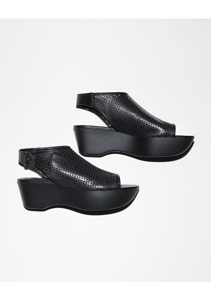 Perforated Platform Sandal