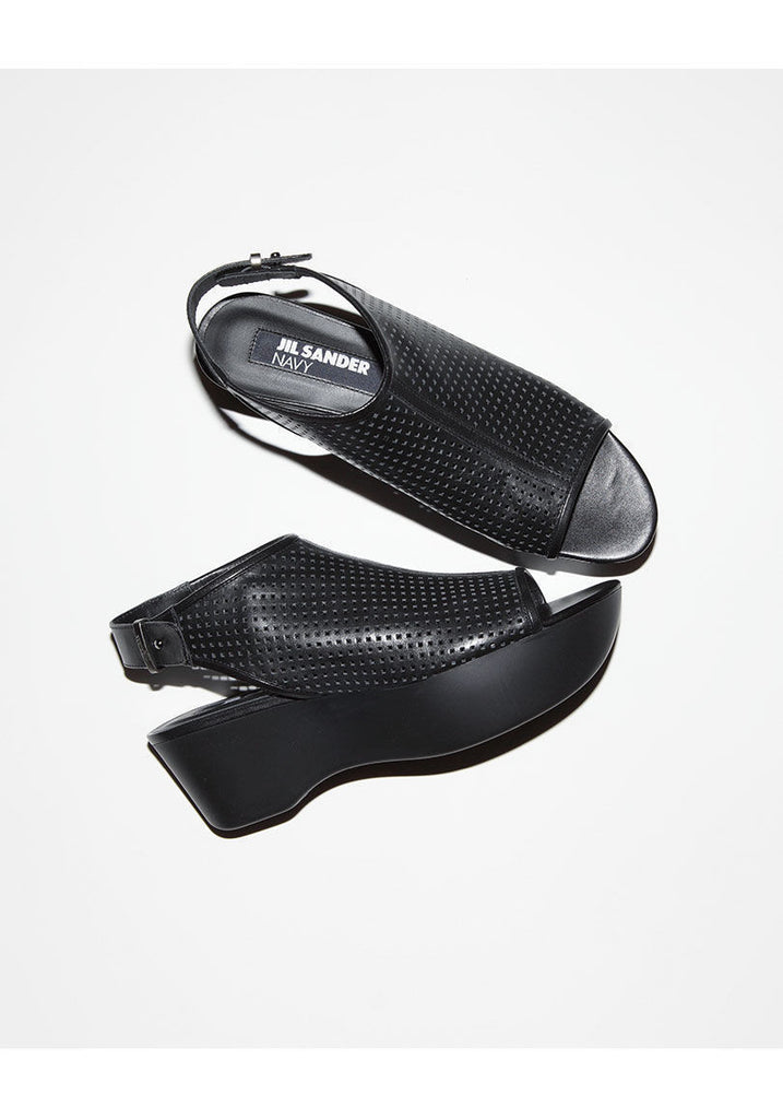 Perforated Platform Sandal
