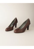 Seamed Leather Pump