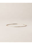 White Gold Bangle with Diamonds