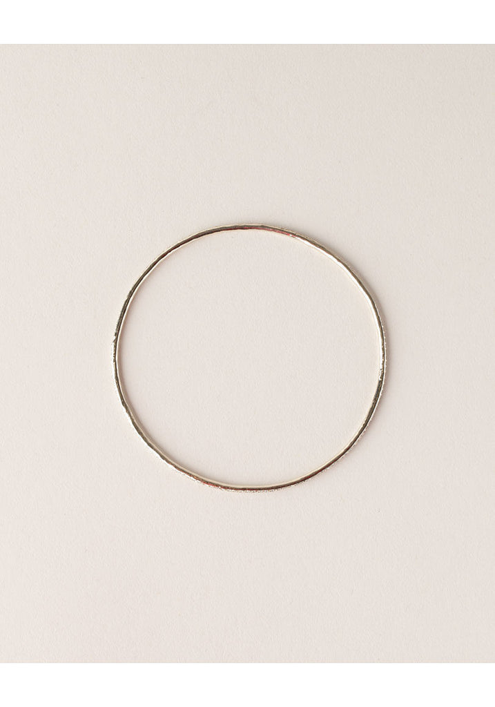 White Gold Bangle with Diamonds