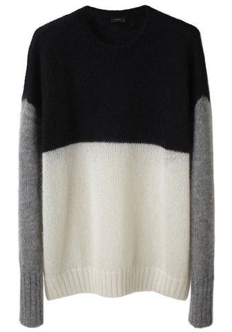 Color Block Pullover