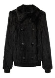 Knitted Rabbit Fur Coat