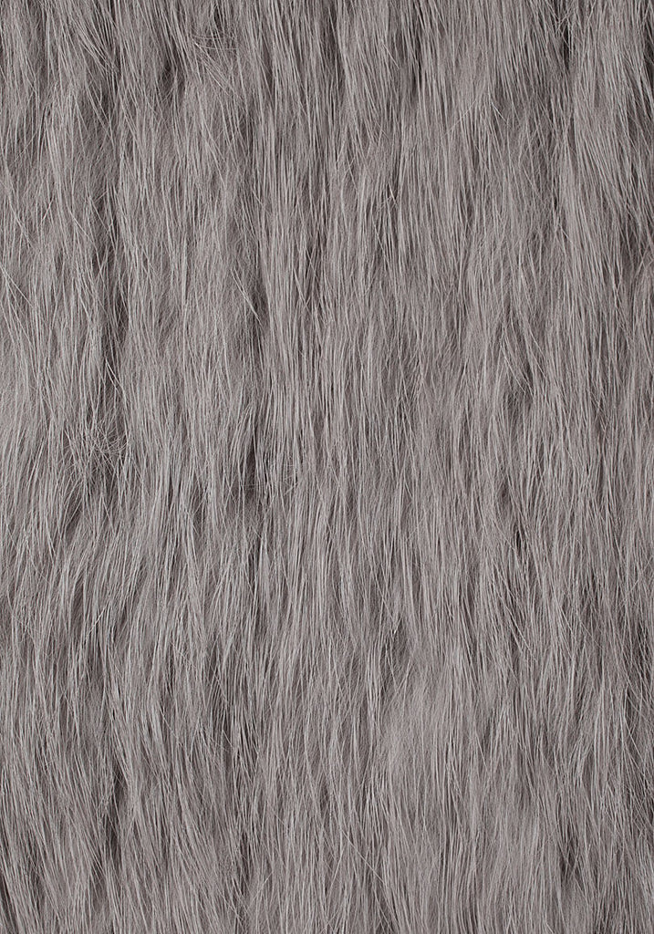 Knitted Rabbit Fur Coat