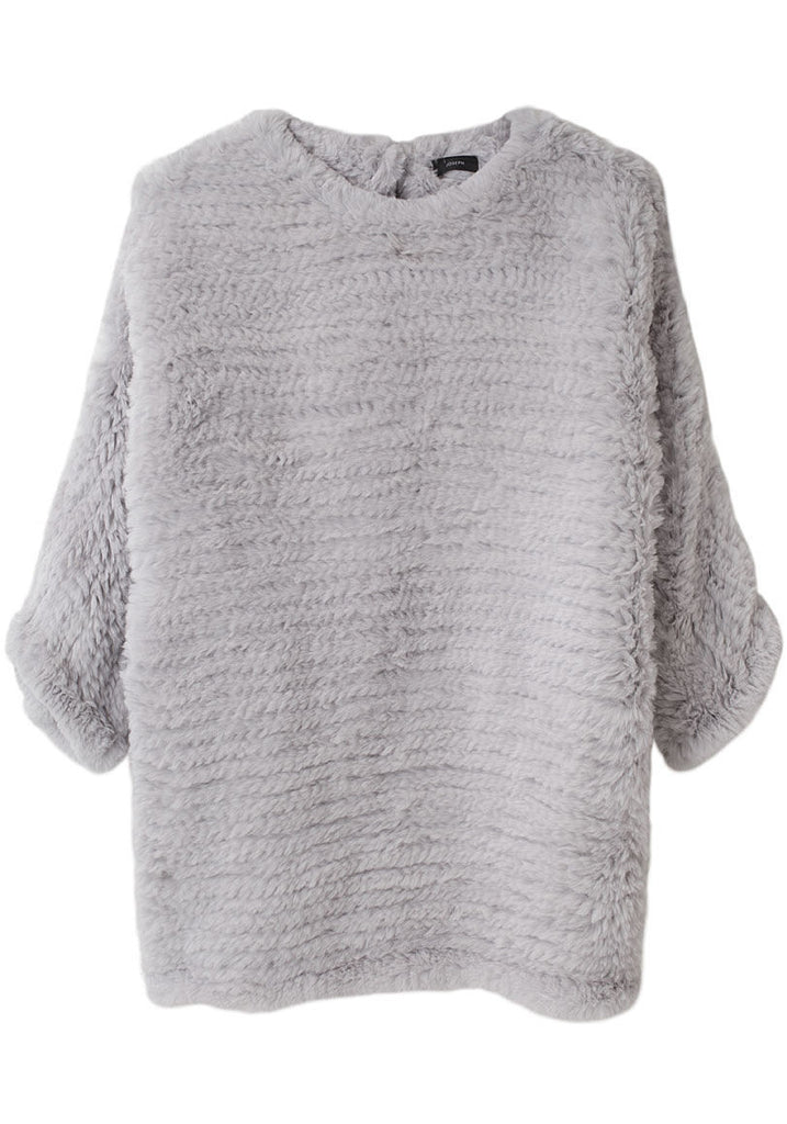 Knitted Rabbit Fur Sweater