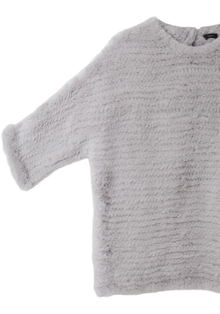 Knitted Rabbit Fur Sweater