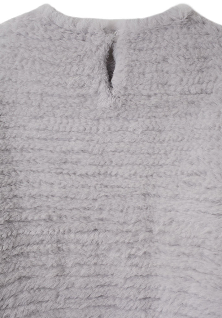 Knitted Rabbit Fur Sweater