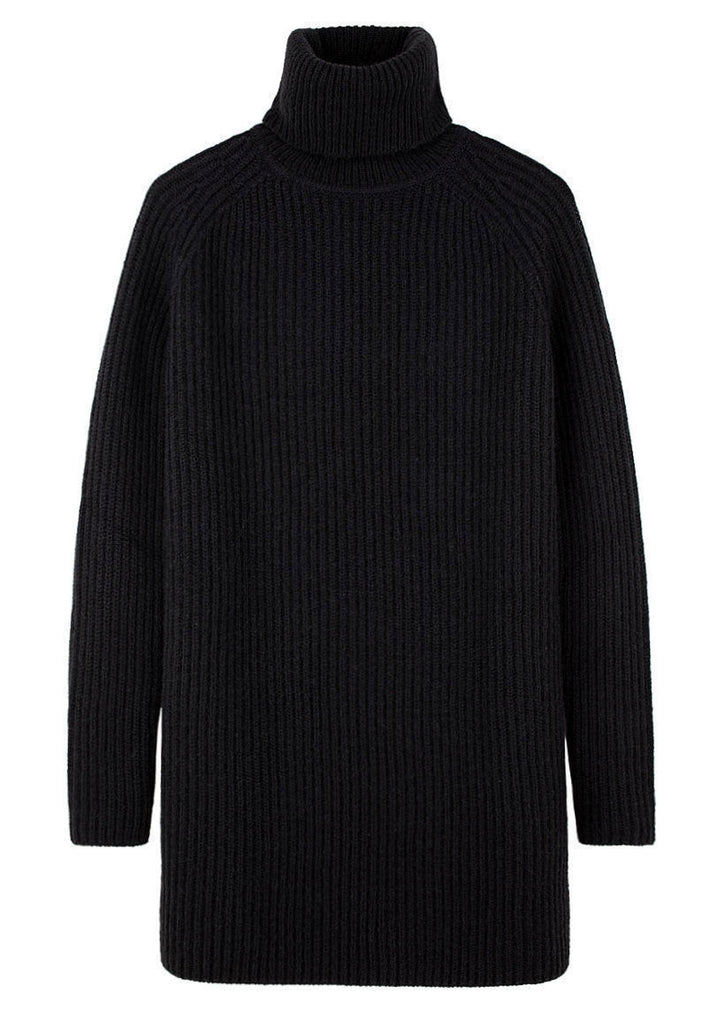 Luxury Camel Roll Neck Sweater