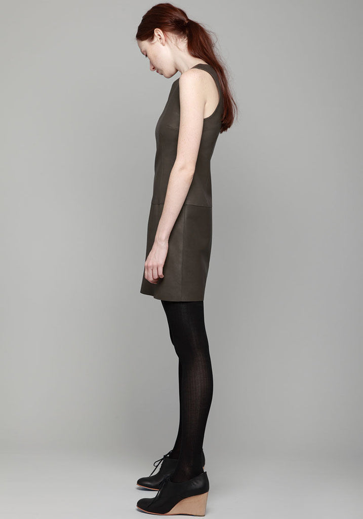 Nappa Matt Leather Dress