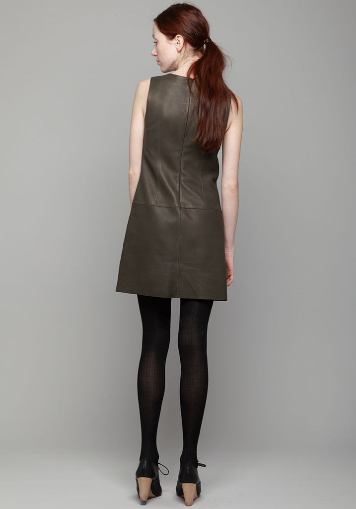 Nappa Matt Leather Dress