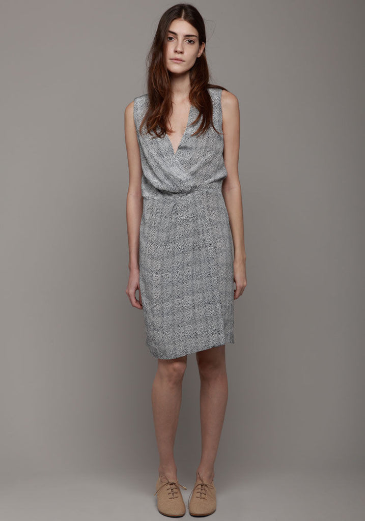 Stellina Printed Wrap Dress