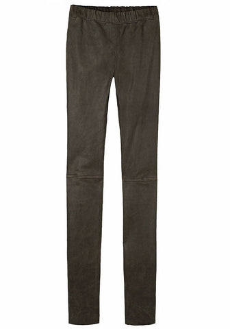 Wax Stretch Leather Legging