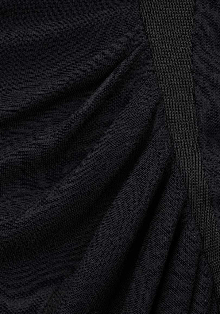 Gathered Tulle Dress