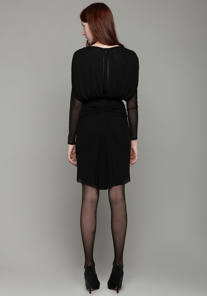 Gathered Tulle Dress