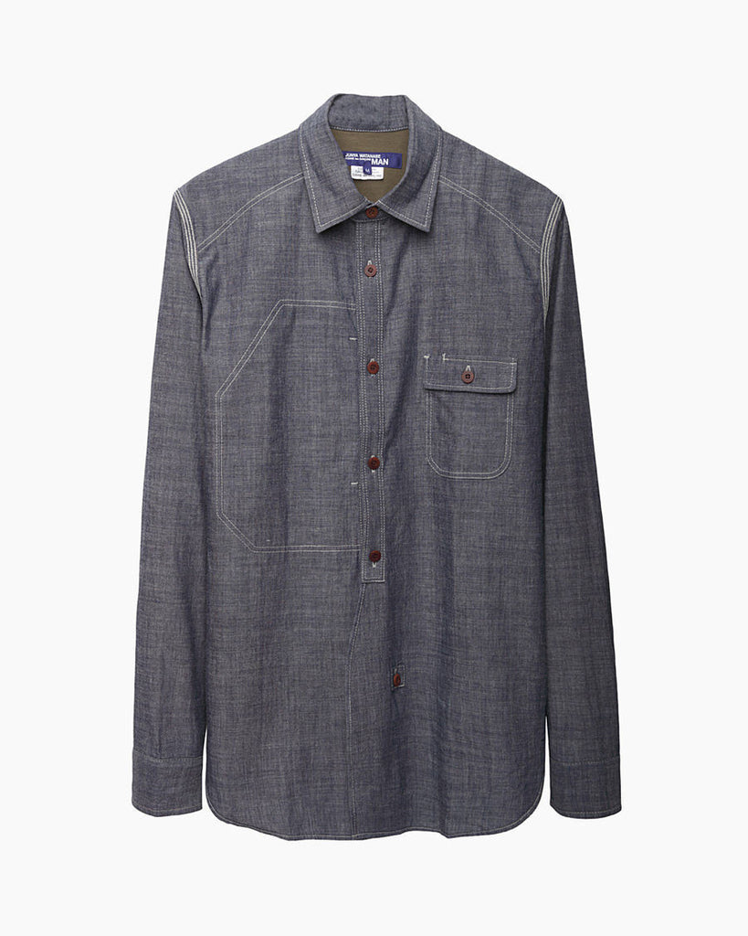 Chambray Check Combo Shirt