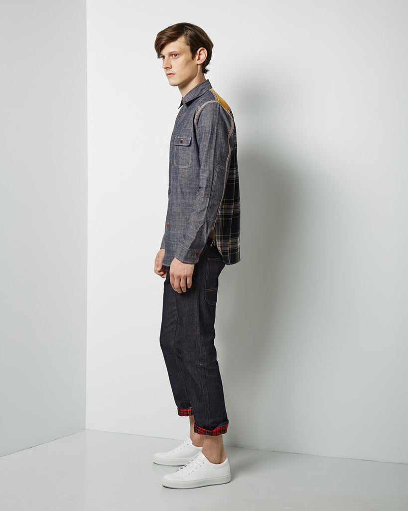 Chambray Check Combo Shirt