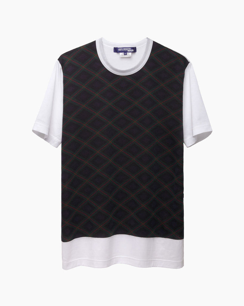 Jacquard Knit Combo Tee