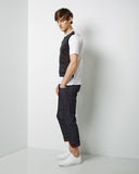 Jacquard Knit Combo Tee