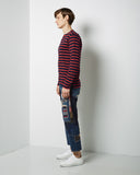 Striped Longsleeve Border Tee