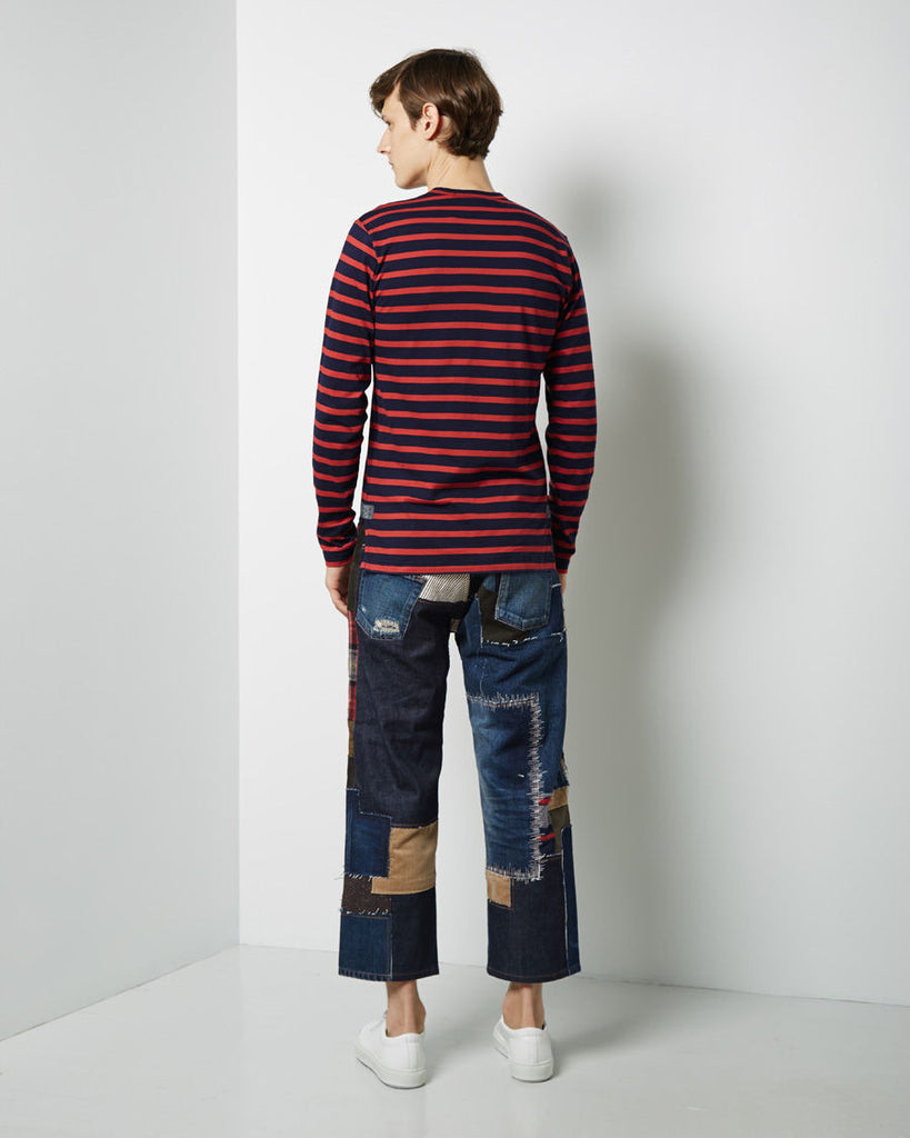 Striped Longsleeve Border Tee