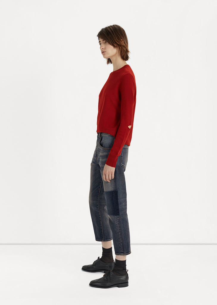 Slash Sleeve Cashmere Pullover