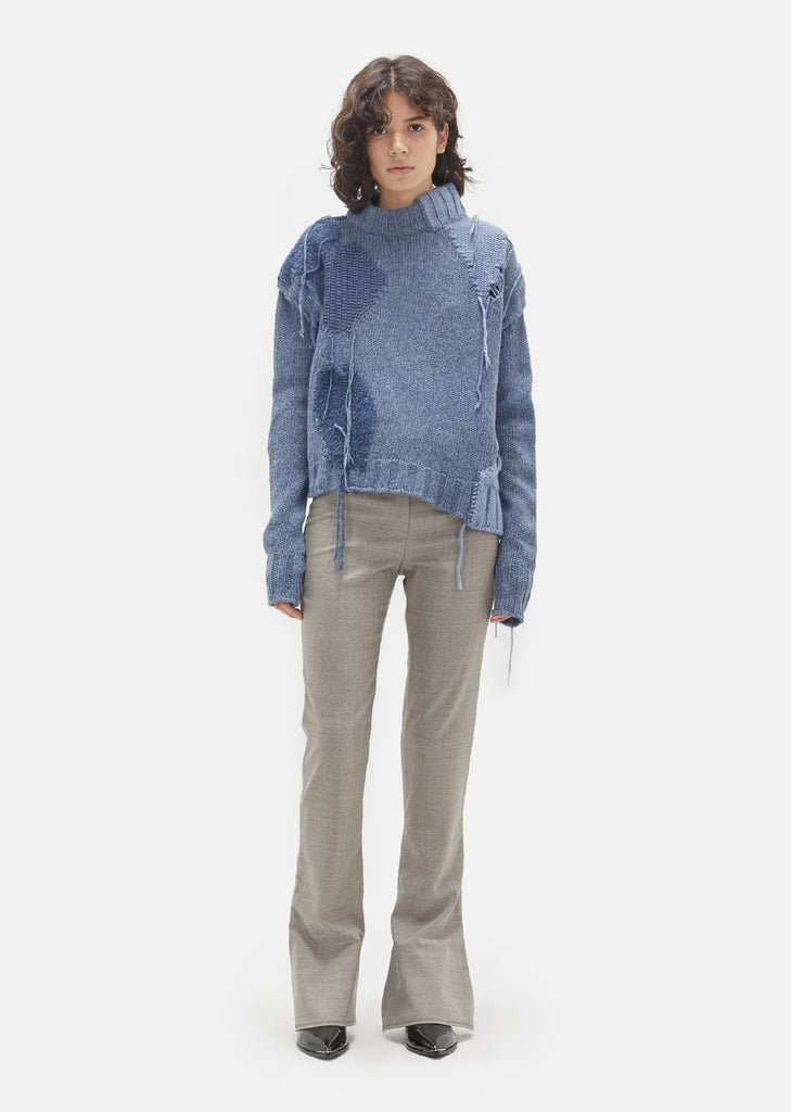 Ovira Patch Knit Turtleneck