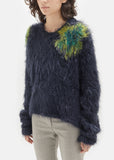 Fhira Hairy Knit Sweater