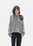 Fhira Hairy Knit Sweater