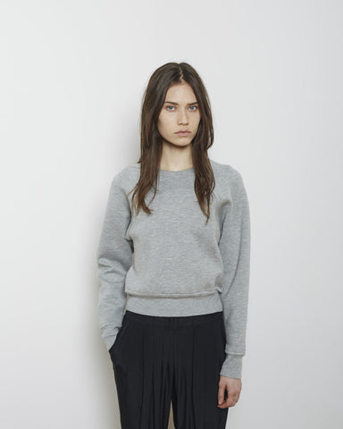 Crop Neoprene Pullover