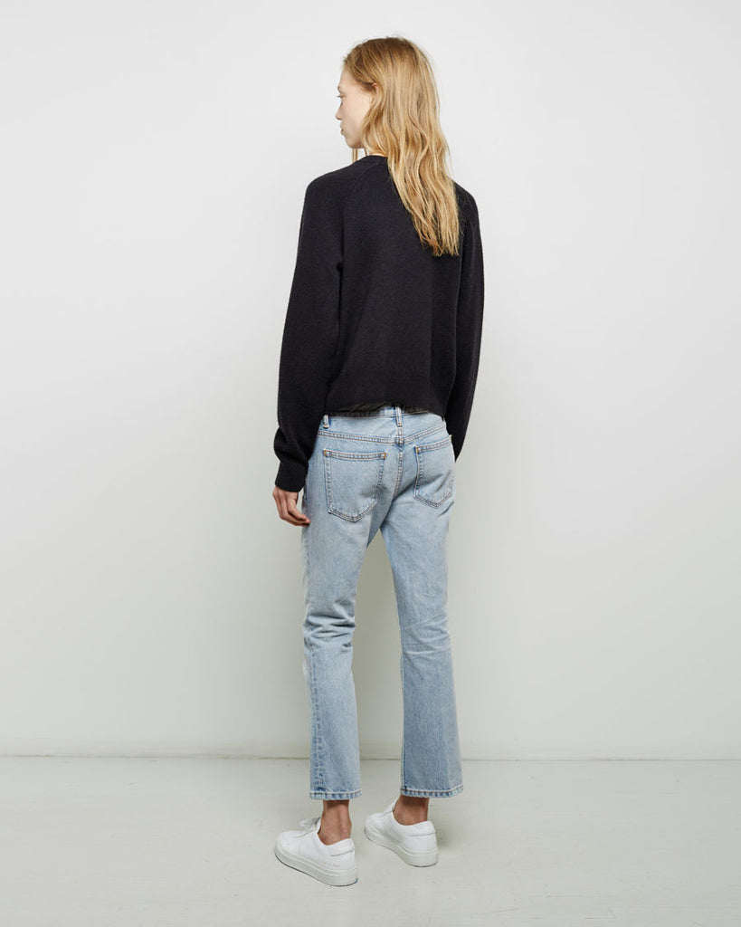 Cashmere Blend Cropped Sweater