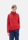 Rope Jacquard Turtleneck Sweater