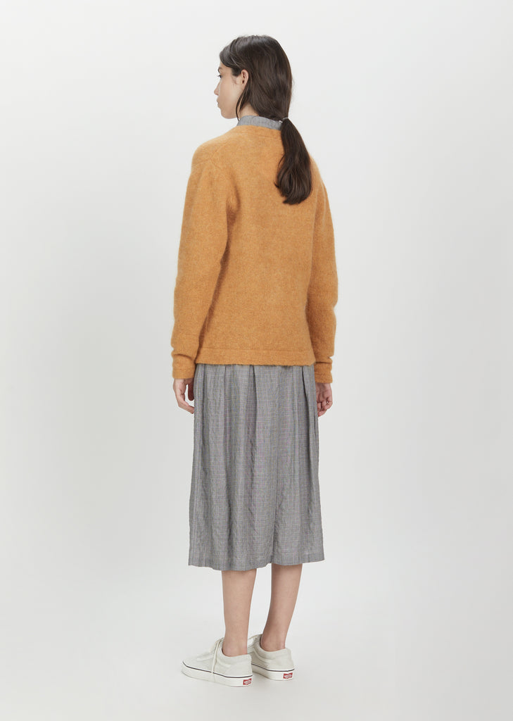 Mohair Double Breasted Cardigan