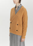 Mohair Double Breasted Cardigan