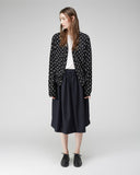 Oversized Dot Cardigan