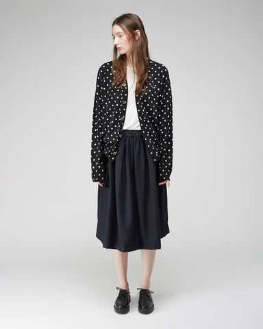 Oversized Dot Cardigan