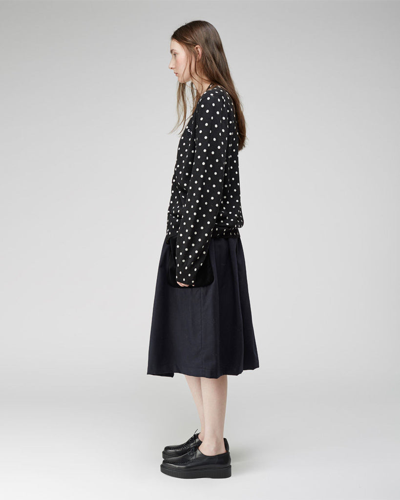 Oversized Dot Cardigan