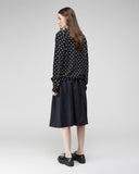 Oversized Dot Cardigan